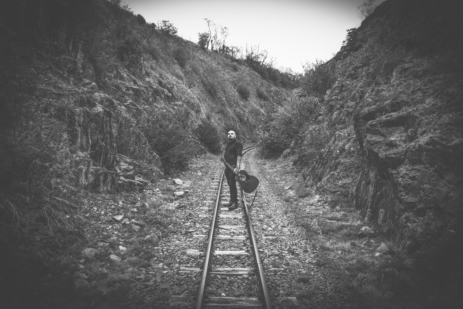 Route et paysage photographiés pour Walk The Line