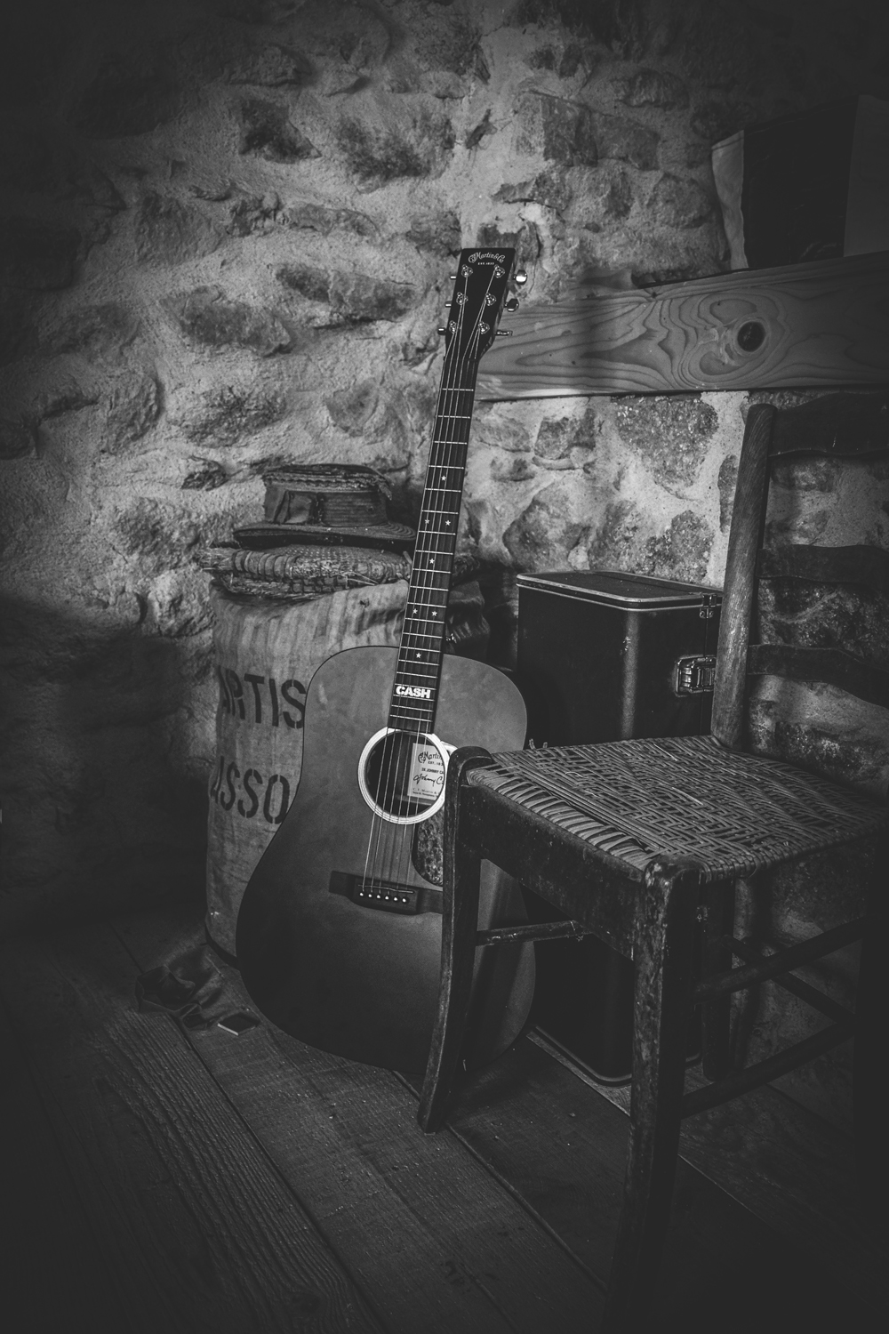 Objet et matière du shooting Walk The Line